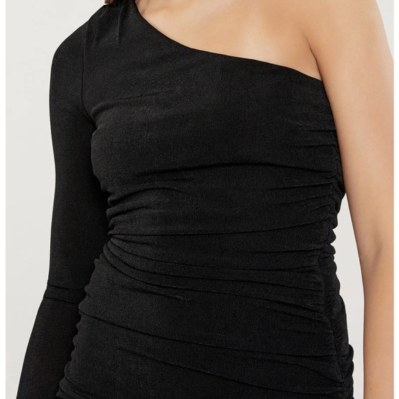 - NWOT Likely Mindy One-Shoulder Long Sleeve Asymmetric Hem Dress - Picture 4 of 11